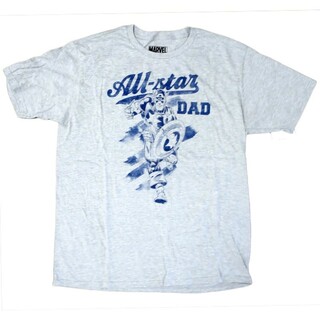 マーベル(MARVEL)のMARVEL CAPTAIN AMERICA ALL STAR DAD Mサイズ(Tシャツ/カットソー(半袖/袖なし))