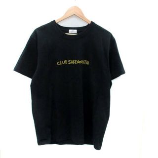 アザー(other)の酒飲倶楽部 Tシャツ カットソー ラウンドネック 半袖 プリント L 黒(Tシャツ/カットソー(半袖/袖なし))