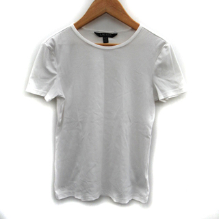 ローレンラルフローレン Tシャツ カットソー 半袖 ラウンドネック XS 白(Tシャツ(半袖/袖なし))