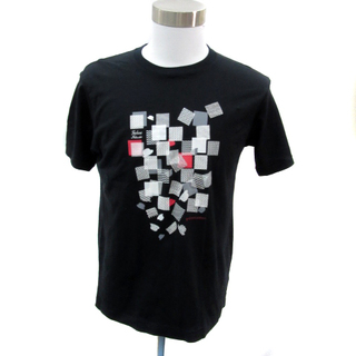 TAKEO KIKUCHI - タケオキクチ Tシャツ カットソー 半袖 プリント 2 マルチカラー 黒