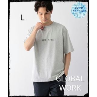 グローバルワーク(GLOBAL WORK)のGLOBAL WORK【美品】シャーベッTEEロゴ/半袖(Tシャツ/カットソー(半袖/袖なし))