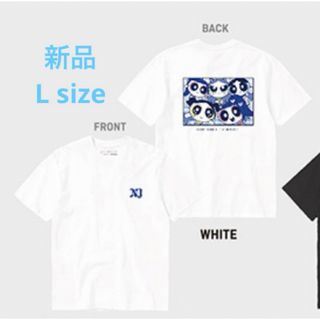 新品 NewJeans パワーパフガールズ　BOX Tシャツ　白　Lサイズ(Tシャツ(半袖/袖なし))