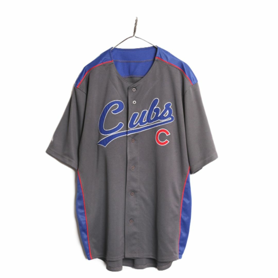 早割チケット MLB オフィシャル Stitches カブス ベースボール シャツ メンズ ユニフォームシャツ