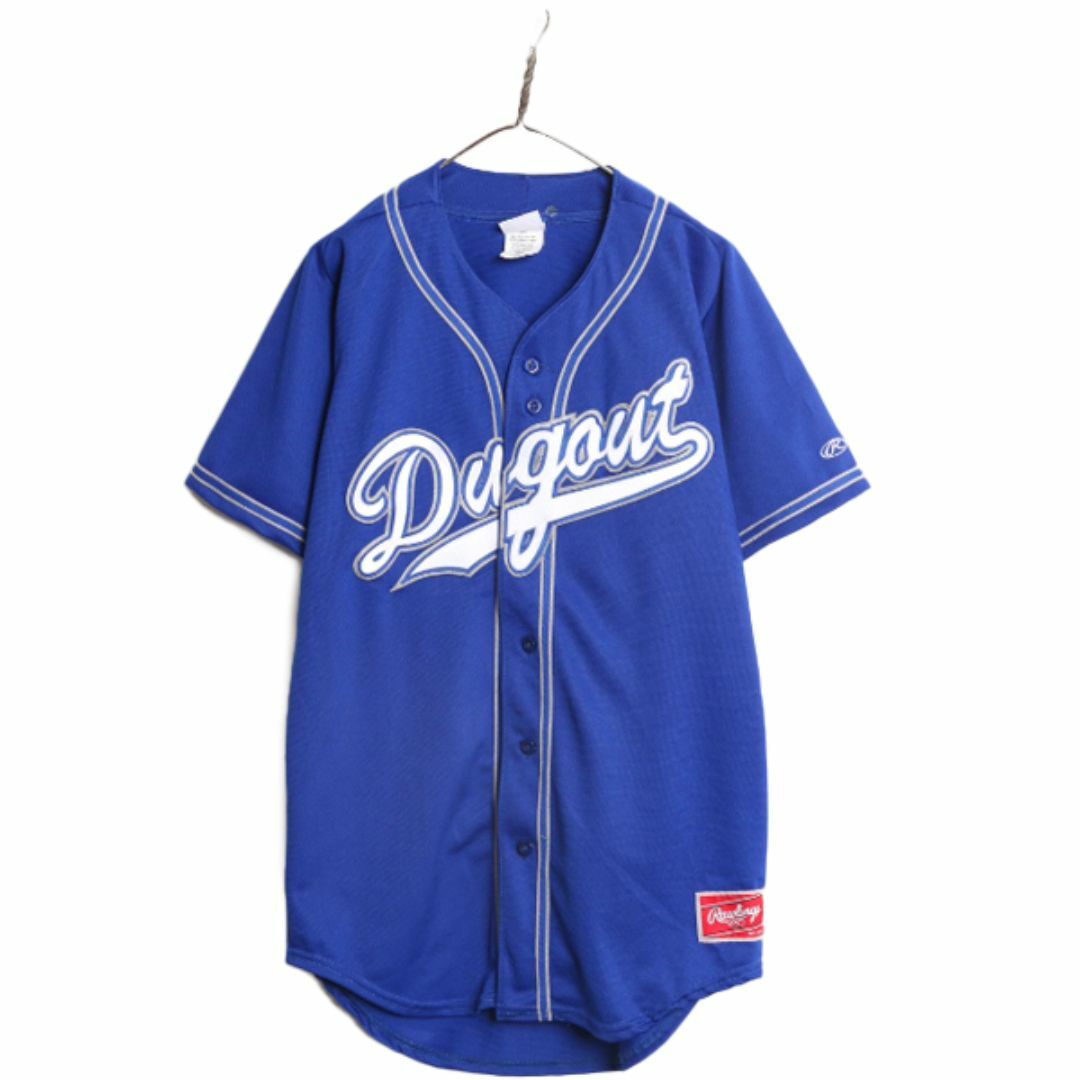 福袋・半額ポスター - クリーニング屋さん専用の通 M メンズ シャツ ベースボール ローリングス / Rawlings 古着 ユニフォームシャツ