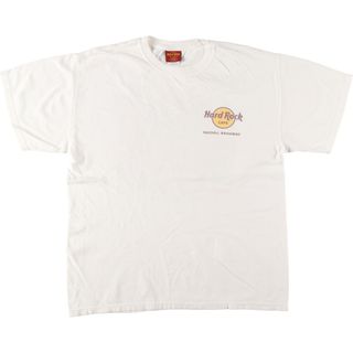 古着 HARD ROCK CAFE ハードロックカフェ アドバタイジングTシャツ メンズL /eaa432042(Tシャツ/カットソー(半袖/袖なし))