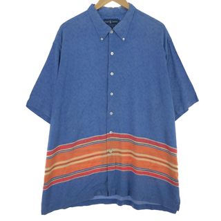 ラルフローレン(Ralph Lauren)の古着 ラルフローレン Ralph Lauren BOB CAMP 半袖 ボタンダウンシャツ メンズXXL /eaa453539(シャツ)