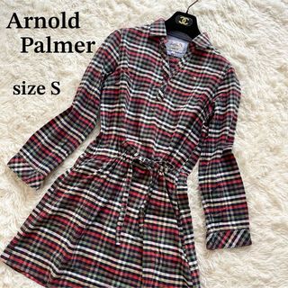 アーノルドパーマー(Arnold Palmer)の【極美品】arnold palmer アーノルドパーマー チェック ワンピース(ひざ丈ワンピース)