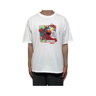 セサミストリート(SESAME STREET)の90s 00sセサミストリート エルモ tシャツ ヴィンテージ ELMO ユニバ(Tシャツ/カットソー(半袖/袖なし))