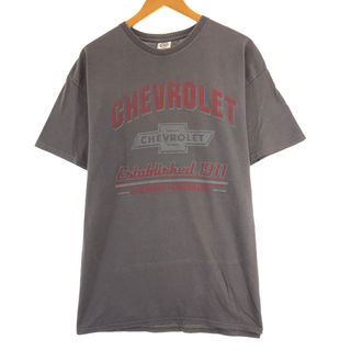 古着 DELTA CHEVROLET シボレー アドバタイジングTシャツ メンズXL /eaa437294(Tシャツ/カットソー(半袖/袖なし))