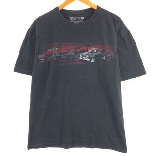 古着 NEWPORT BLUE CHEVROLET シボレー アドバタイジングTシャツ メンズL /eaa437298(Tシャツ/カットソー(半袖/袖なし))