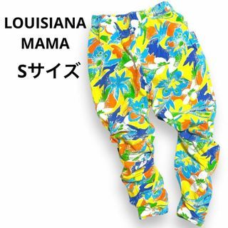 LOUISIANAMAMA カラフルスパッツ マルチカラー スパッツ 花柄 長(スキニーパンツ)