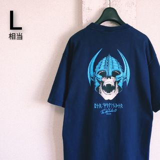 POWELL　パウエルペラルタ　Tシャツ　ネイビー　RE-ISSUE L