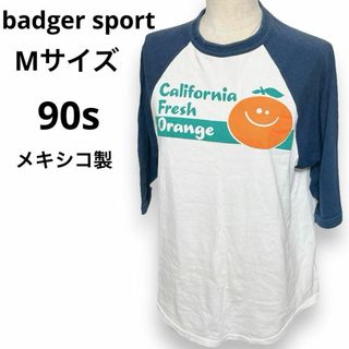 インポートアンドセレクト(Import & Select)の90s メキシコ製 ラグランT ヴィンテージ かわいい カリフォルニア 七分袖(Tシャツ(長袖/七分))