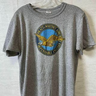 ビンテージ　シングルステッチ　半袖Ｔシャツ　灰色グレー　ごま塩　メンズ古着　鳥(Tシャツ/カットソー(半袖/袖なし))