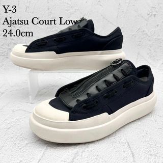 Y-3 - 【美品】ワイスリー AJATSU COURT LOW レザー ジップ 厚底