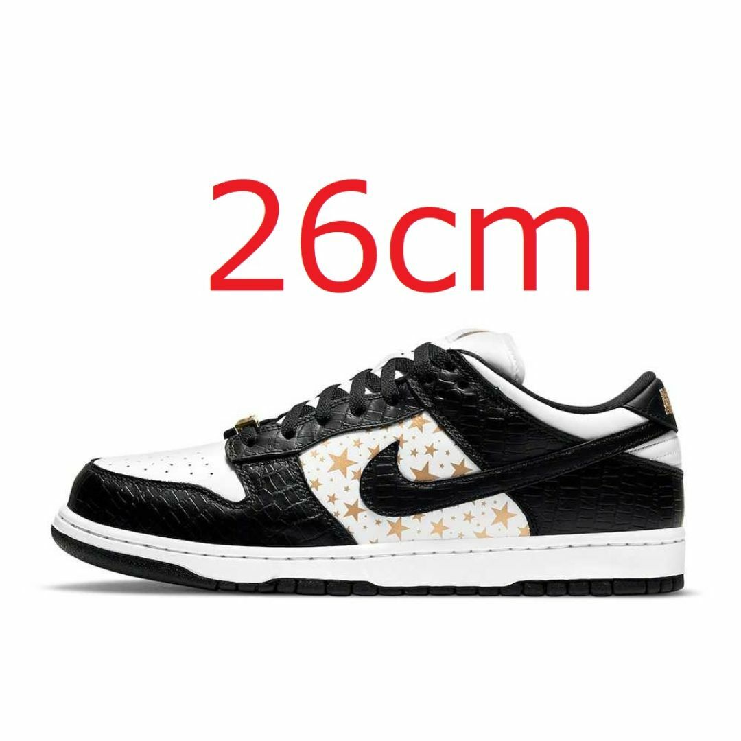 Supreme - SUPREME × NIKE SB DUNK LOW GOLD STARS 26の通販 by Supreme - SUPREME × NIKE SB DUNK LOW GOLD STARS 26の通販 by