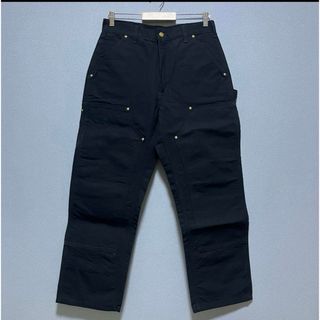 カーハート(carhartt)の90s carhartt ダブルニー ブラック USA製(ワークパンツ/カーゴパンツ)