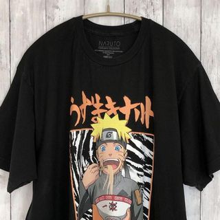 半袖Ｔシャツ　アニメＴシャツ　うずまきなると　オーバーサイズＸＬ　メンズ　古着(Tシャツ/カットソー(半袖/袖なし))