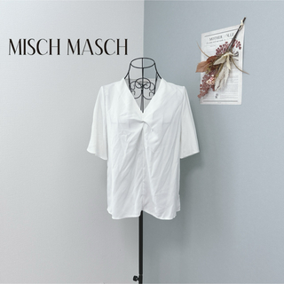 MISCH MASCH - ミッシュマッシュ　1度着用　ホワイト　半袖　シャツ　美品