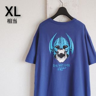 パウエル(POWELL)のPOWELL　パウエルペラルタ　Tシャツ　ブルー　RE-ISSUE　XL(Tシャツ/カットソー(半袖/袖なし))