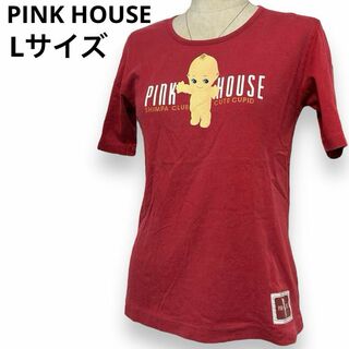 PINK HOUSE - ピンクハウス キューピー プリント ロゴ 半袖シャツ Tシャツ 半袖T シャツ