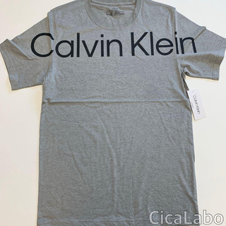 カルバンクライン(Calvin Klein)の【新品】カルバンクライン Tシャツ ビッグロゴ グレー S (Tシャツ/カットソー(半袖/袖なし))