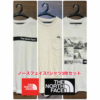 ザノースフェイス(THE NORTH FACE)のTHE NORTH FACE  Tシャツ　メンズMサイズ3枚セット(Tシャツ/カットソー(半袖/袖なし))