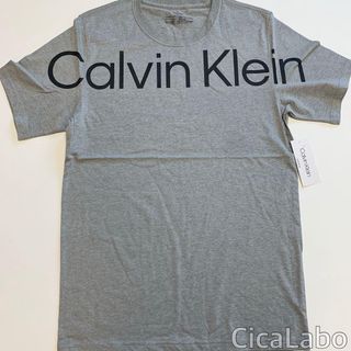 カルバンクライン(Calvin Klein)の【新品】カルバンクライン Tシャツ ビッグロゴ グレー M (Tシャツ/カットソー(半袖/袖なし))