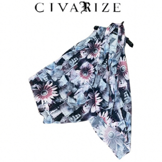 シヴァーライズ(CIVARIZE)の【CIVARIZE】 シフォン カーディガン シースルー  花柄  46(カーディガン)