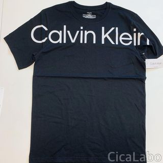 カルバンクライン(Calvin Klein)の【新品】カルバンクライン Tシャツ ビッグロゴ ブラック M (Tシャツ/カットソー(半袖/袖なし))