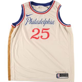 ナイキ(NIKE)の古着 ナイキ NIKE NBA PHILADELPHIA 76ERS フィラデルフィアセブンティシクサーズ メッシュ ゲームシャツ レプリカユニフォーム メンズXL /eaa454334(タンクトップ)