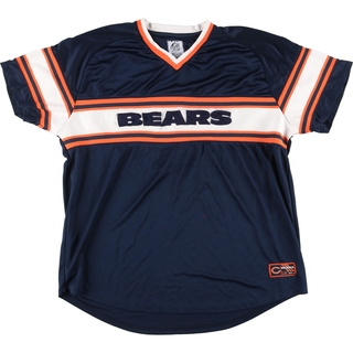 古着 NFL TEAM APPAREL NFL CHICAGO BEARS シカゴベアーズ ゲームシャツ Vネック フットボールシャツ メンズXXL /eaa454328(Tシャツ/カットソー(半袖/袖なし))