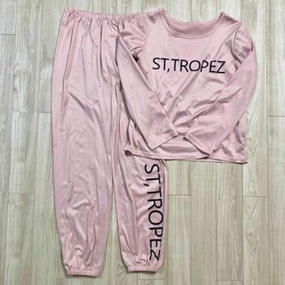 シーイン(SHEIN)のSHEIN ピンクパジャマ ルームウェア 上下セット(パジャマ)