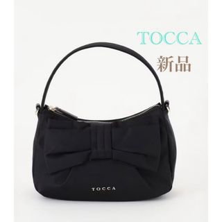 トッカ(TOCCA)のトッカ バッグ リボン tocca ミニバッグ  ブラック ショルダーバッグ(ショルダーバッグ)