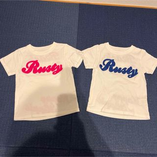 RUSTY - 双子　男の子　女の子　半袖　Tシャツ　110 子供　RUSTY