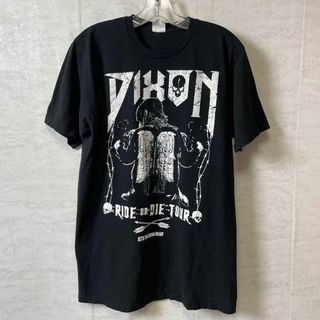 ウオーキングデッド　半袖Ｔシャツ　黒ブラック　オーバーサイズＬ　メンズ　古着(Tシャツ/カットソー(半袖/袖なし))