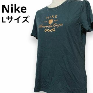 ナイキ(NIKE)のナイキ ゴールドロゴ 半袖シャツ Tシャツ 半袖T シャツ fitdry 黒色(Tシャツ(半袖/袖なし))