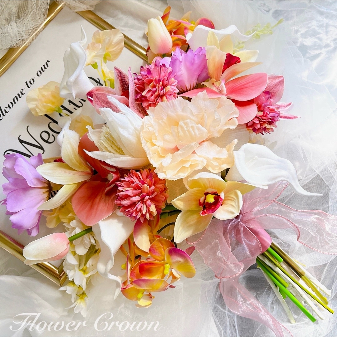 アーティフィシャルフラワーブーケ ウエディングブーケ 結婚式 アーティフィシャルフラワーブーケ ウエディングブーケ 結婚式