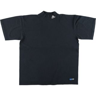 アディダス(adidas)の古着 90年代 アディダス adidas モックネック ロゴTシャツ メンズL ヴィンテージ /eaa454742(Tシャツ/カットソー(半袖/袖なし))