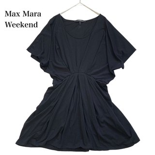 Weekend Max Mara - ウイークエンドマックスマーラ 上品 ドルマン カットソー 黒 サイズM