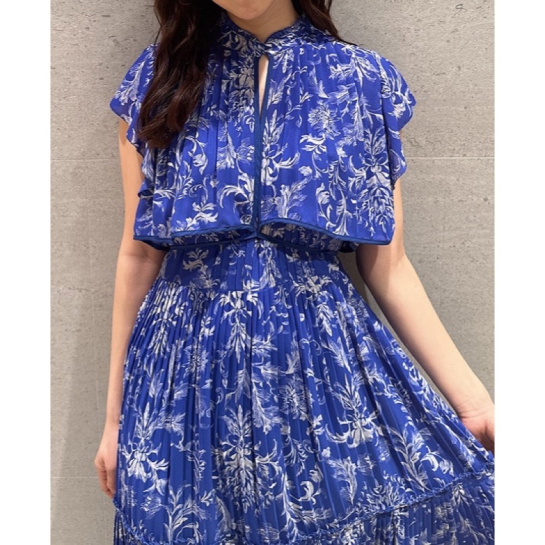 SNIDEL - 完売品 新品 スナイデル 青色 プリーツワンピース 0 SNIDEL - 完売品 新品 スナイデル 青色 プリーツワンピース 0