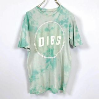 半袖Ｔシャツ　青白タイダイ染　サイズＳ　100％コットン　DIBS　メンズ古着(Tシャツ/カットソー(半袖/袖なし))