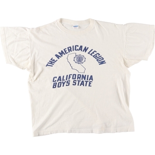 チャンピオン(Champion)の古着 70年代 チャンピオン Champion バータグ カレッジTシャツ USA製 レディースL ヴィンテージ /eaa452035(Tシャツ(半袖/袖なし))