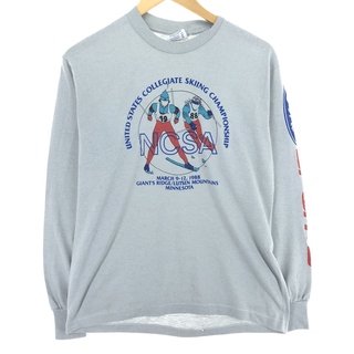 古着 80年代 TEE JAYS ロングTシャツ ロンT USA製 メンズL ヴィンテージ /eaa448088(Tシャツ/カットソー(半袖/袖なし))