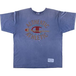 チャンピオン(Champion)の古着 90年代 チャンピオン Champion AUTHENTIC ロゴTシャツ USA製 メンズXL ヴィンテージ /eaa454736(Tシャツ/カットソー(半袖/袖なし))