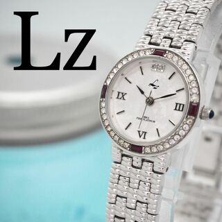 449 Lz リズ レディース腕時計 箱付き ルビー 天然石 FINEプラチナ(腕時計)