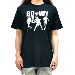 新品 BOOWY ボウイ ドクロ スカル ビートエモーション パロディ Tシャツ(Tシャツ/カットソー(半袖/袖なし))