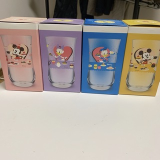 ディズニー(Disney)のディズニー グラス 非売品 4個セット(グラス/カップ)