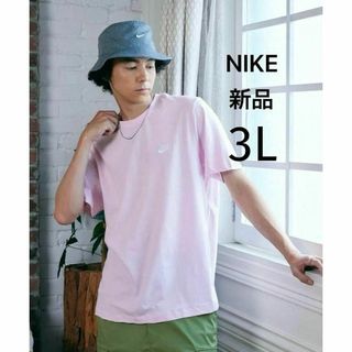 ナイキ(NIKE)の新品 ナイキ ユニセックス スポーツウェア クラブメンズ Tシャツ ピンク 3L(Tシャツ/カットソー(半袖/袖なし))