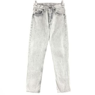 リーバイス(Levi's)の古着 90年代 リーバイス Levi's 501 ケミカルウォッシュ ストレートデニムパンツ USA製 レディースM(w26) ヴィンテージ /eaa391937(デニム/ジーンズ)